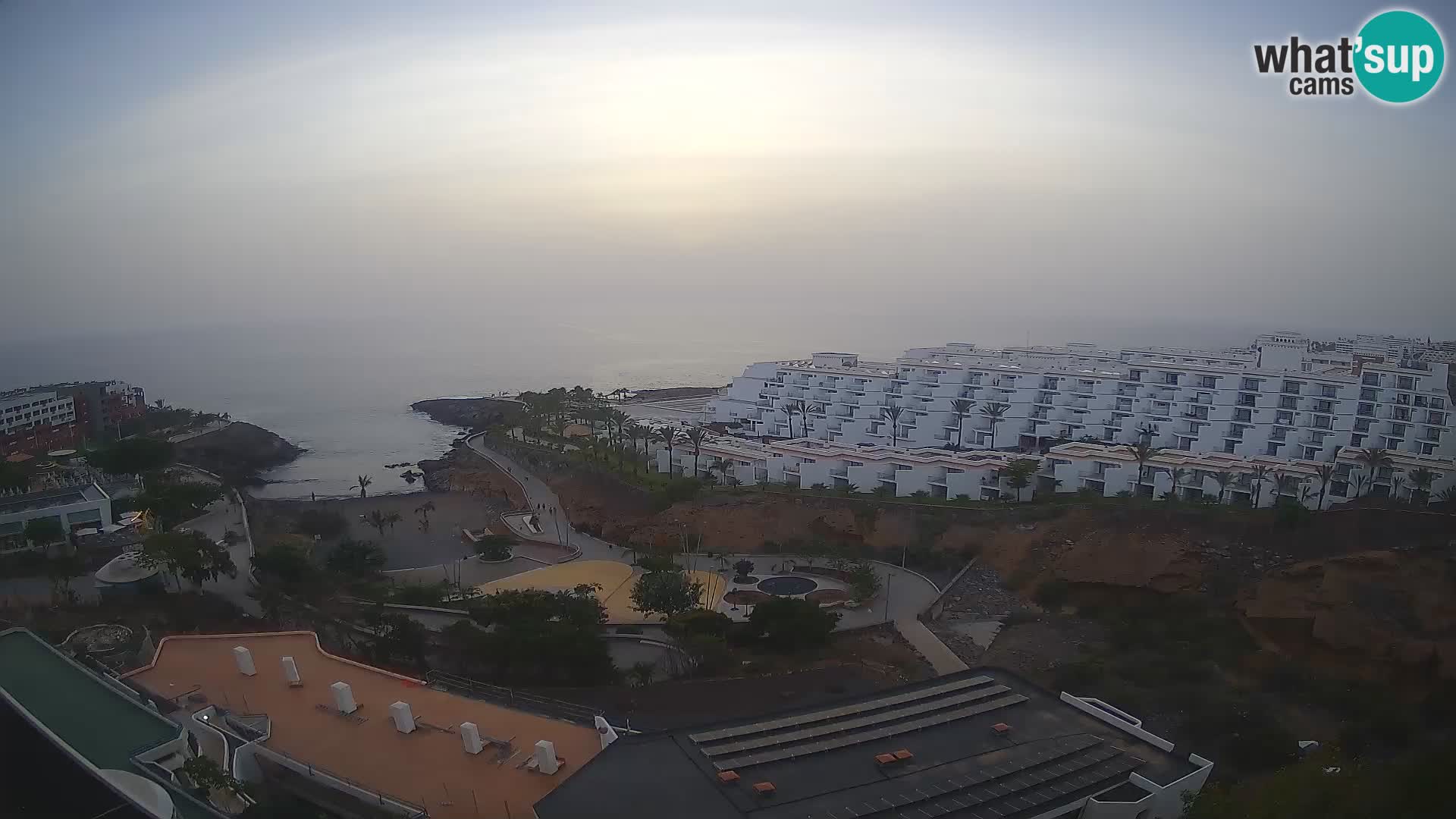 Spletna kamera v živo Las Galgas plaža – Playa Paraiso – otok La Gomera – Costa Adeje – Tenerife
