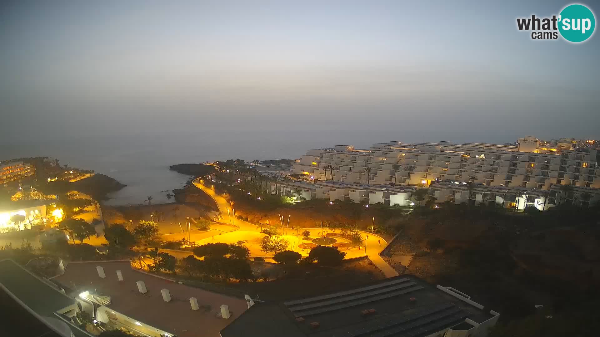 Live webcam Playa de Las Galgas – Playa Paraiso – La Gomera island – Adeje – Tenerife