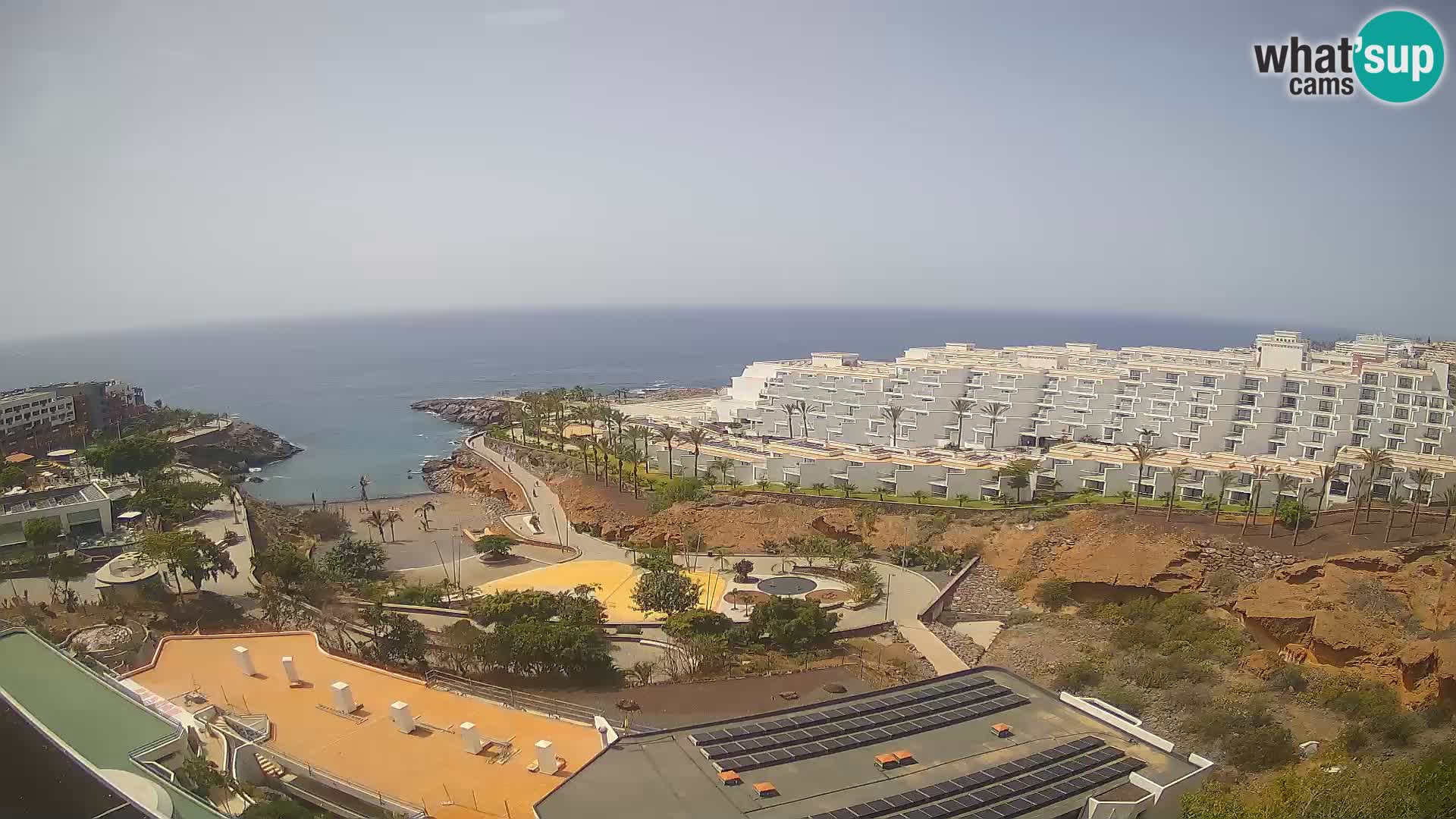 Live webcam Playa de Las Galgas – Playa Paraiso – La Gomera island – Adeje – Tenerife