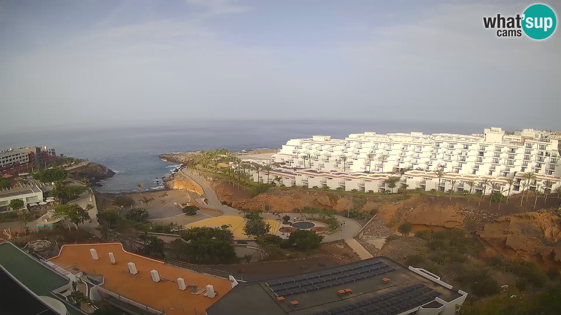 Live webcam Playa de Las Galgas – Playa Paraiso – La Gomera island – Adeje – Tenerife
