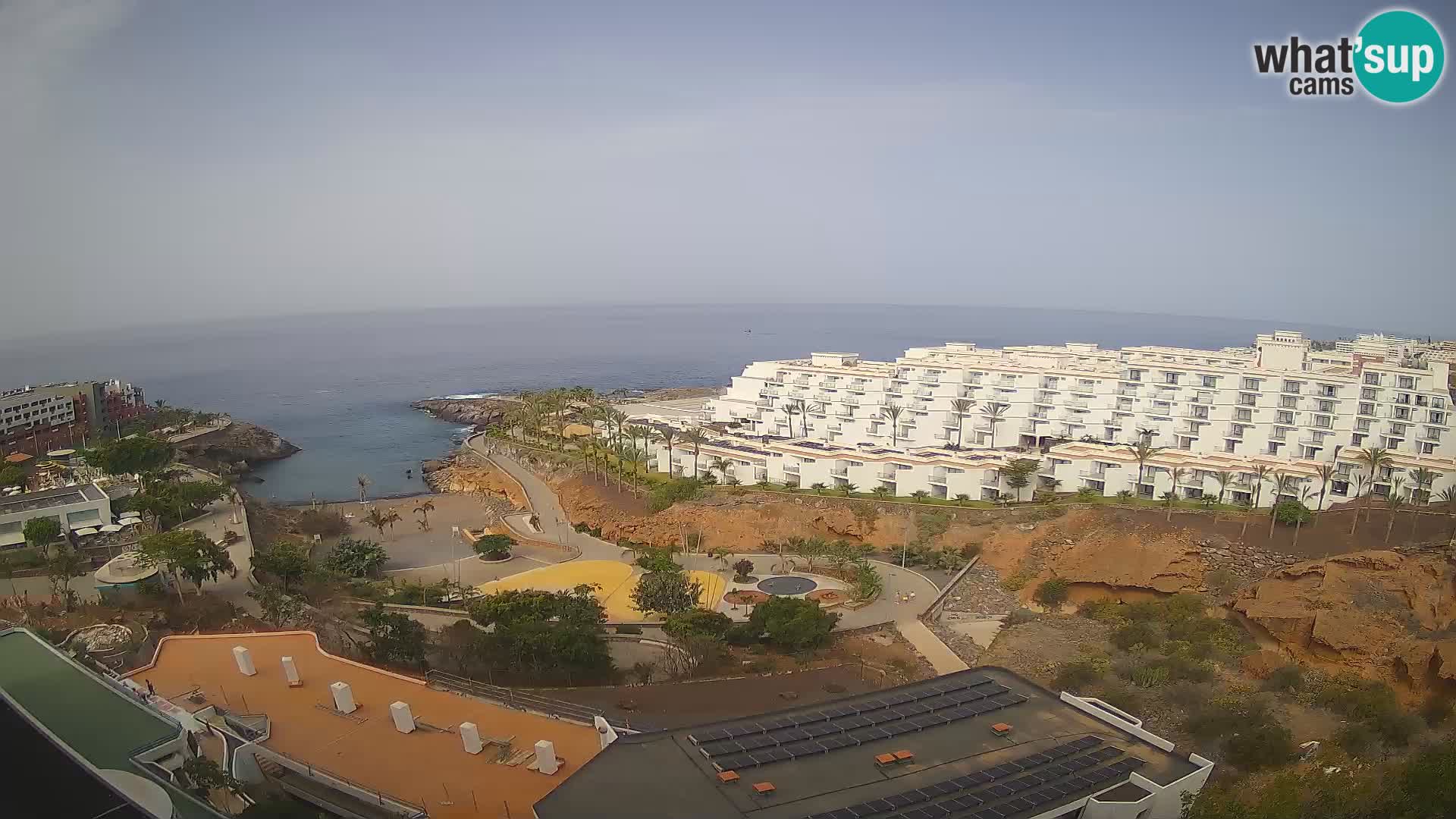 Live webcam Playa de Las Galgas – Playa Paraiso – La Gomera island – Adeje – Tenerife
