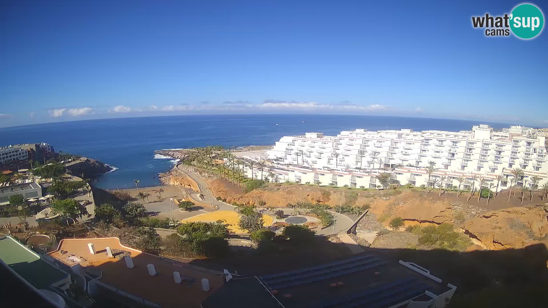 Live-Webcam Las Galgas Strand – Playa Paraiso – Insel La Gomera – Costa Adeje – Teneriffa