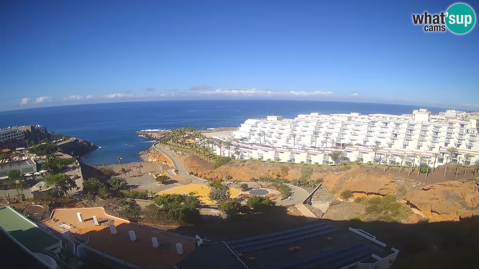 Webcam en vivo Playa de Las Galgas – Playa Paraíso – Isla de La Gomera – Costa Adeje – Tenerife