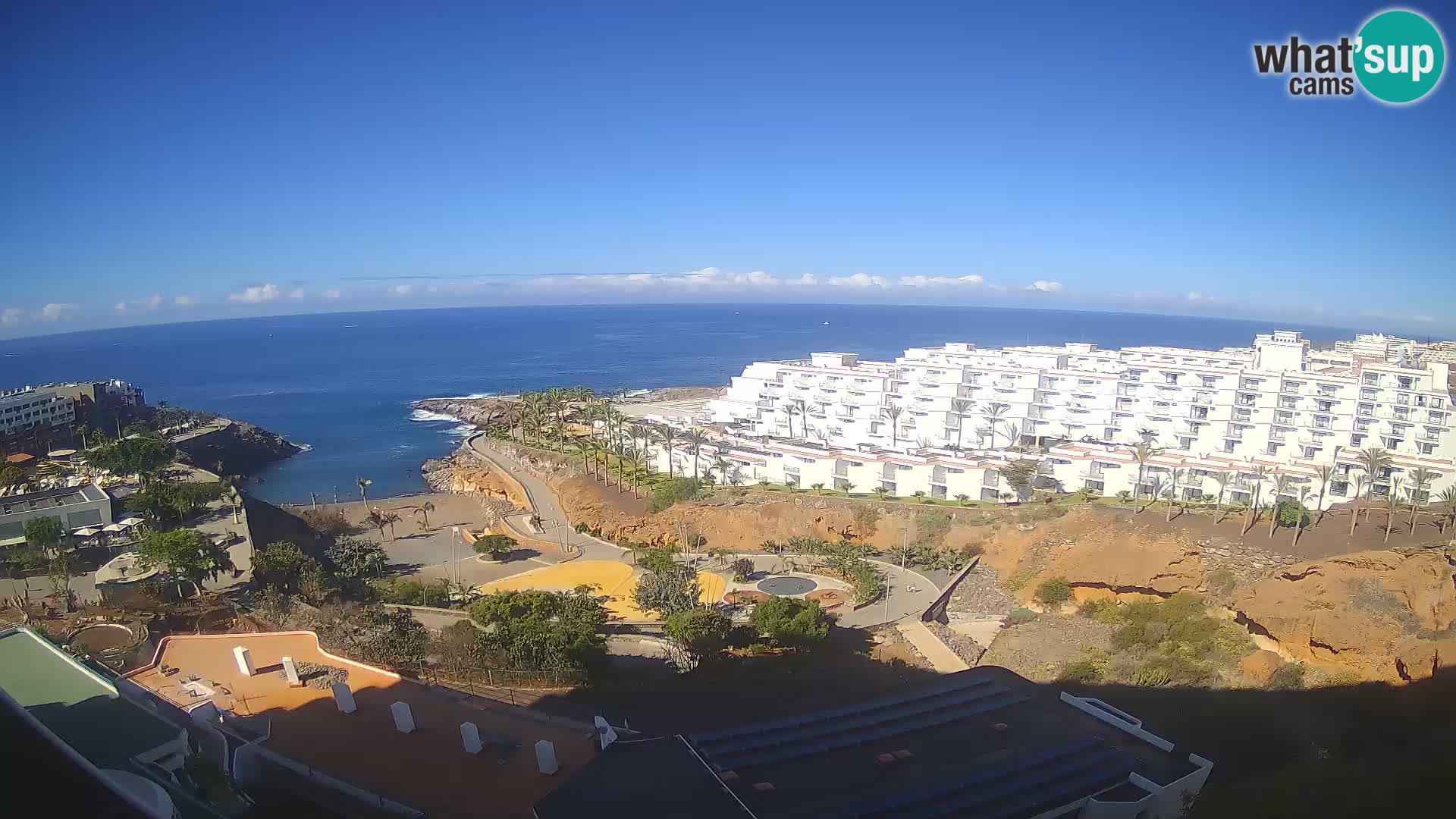 Webcam en vivo Playa de Las Galgas – Playa Paraíso – Isla de La Gomera – Costa Adeje – Tenerife