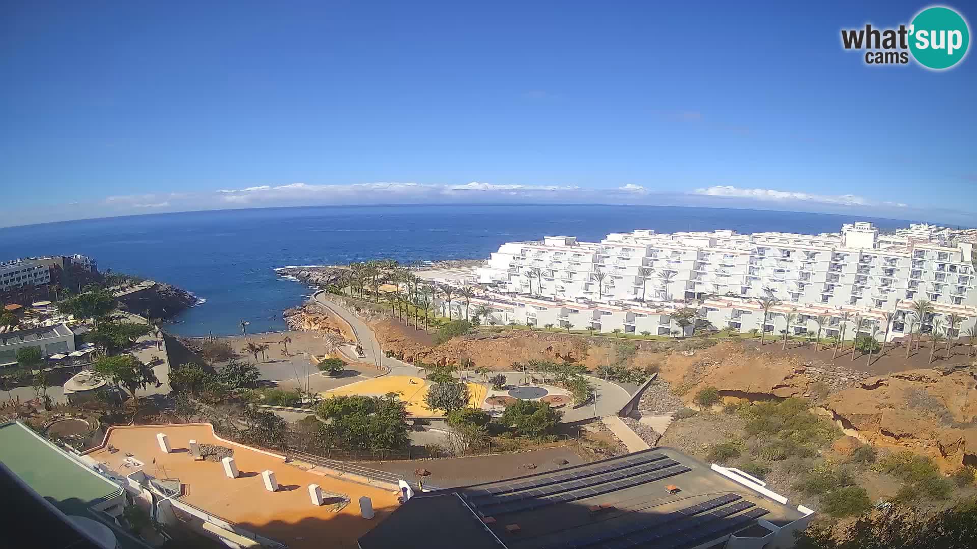 Live-Webcam Las Galgas Strand – Playa Paraiso – Insel La Gomera – Costa Adeje – Teneriffa