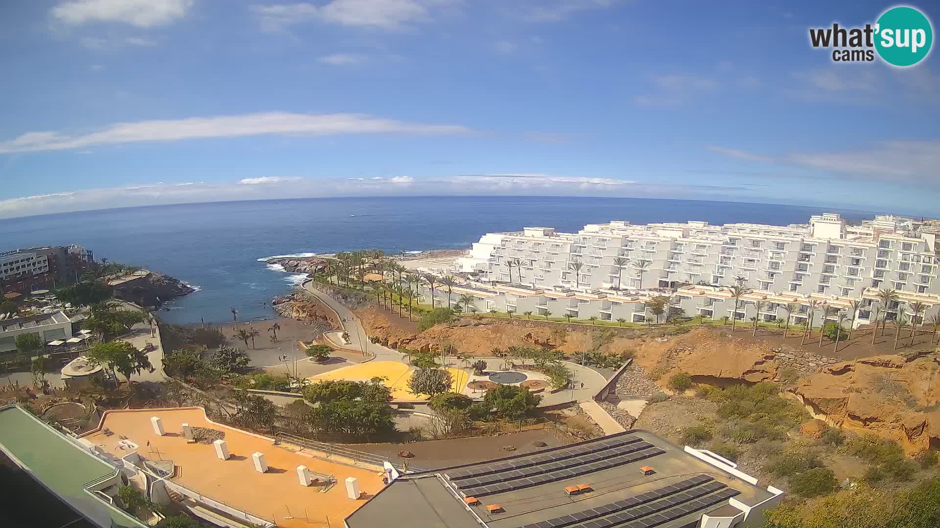 Webcam en direct Playa de Las Galgas – Playa Paraiso – île de La Gomera – Costa Adeje – Tenerife