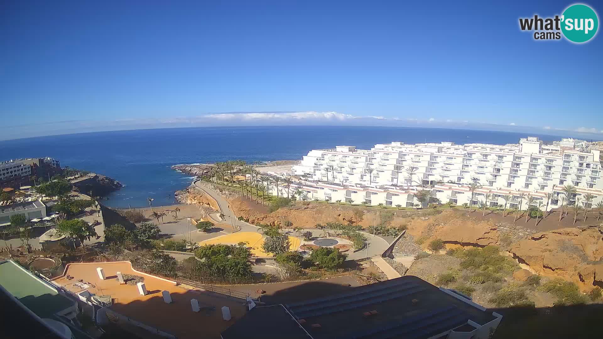 Webcam en direct Playa de Las Galgas – Playa Paraiso – île de La Gomera – Costa Adeje – Tenerife