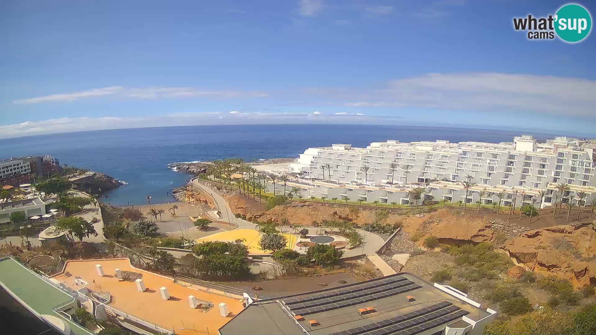 Webcam en vivo Playa de Las Galgas – Playa Paraíso – Isla de La Gomera – Costa Adeje – Tenerife