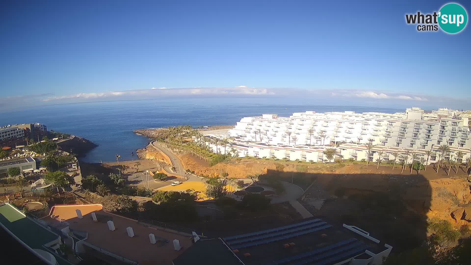 Web kamera uživo Playa de Las Galgas – Playa Paraiso – otok La Gomera – Costa Adeje – Tenerife