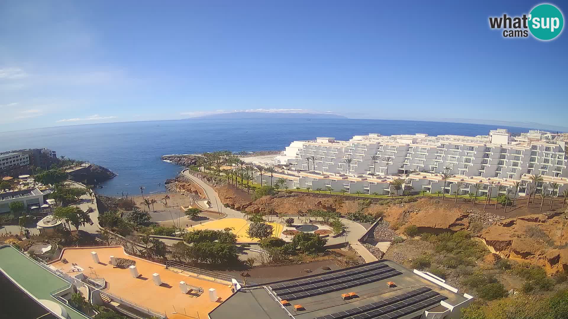 Live-Webcam Las Galgas Strand – Playa Paraiso – Insel La Gomera – Costa Adeje – Teneriffa