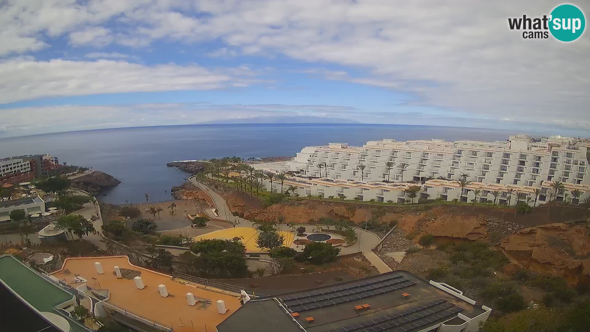 Webcam live spiaggia Las Galgas – Playa Paraiso – Isola La Gomera – Costa Adeje – Tenerife