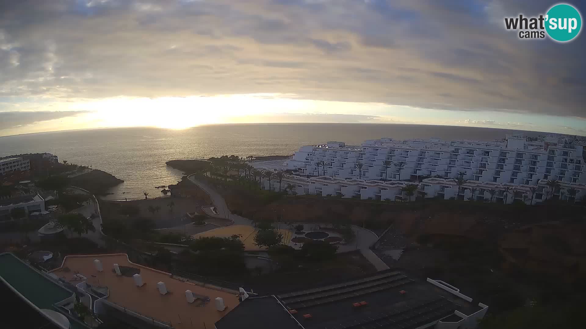 Live webcam Playa de Las Galgas – Playa Paraiso – La Gomera island – Adeje – Tenerife