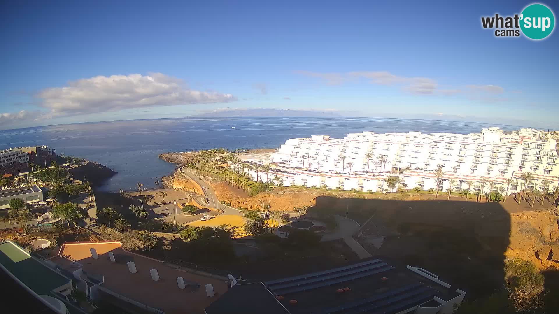 Webcam en vivo Playa de Las Galgas – Playa Paraíso – Isla de La Gomera – Costa Adeje – Tenerife