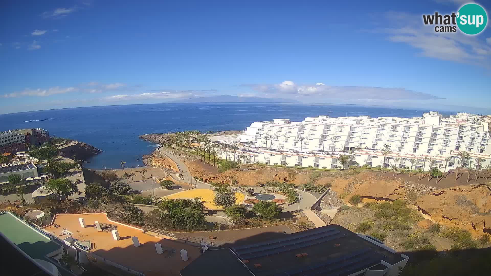 Webcam en direct Playa de Las Galgas – Playa Paraiso – île de La Gomera – Costa Adeje – Tenerife