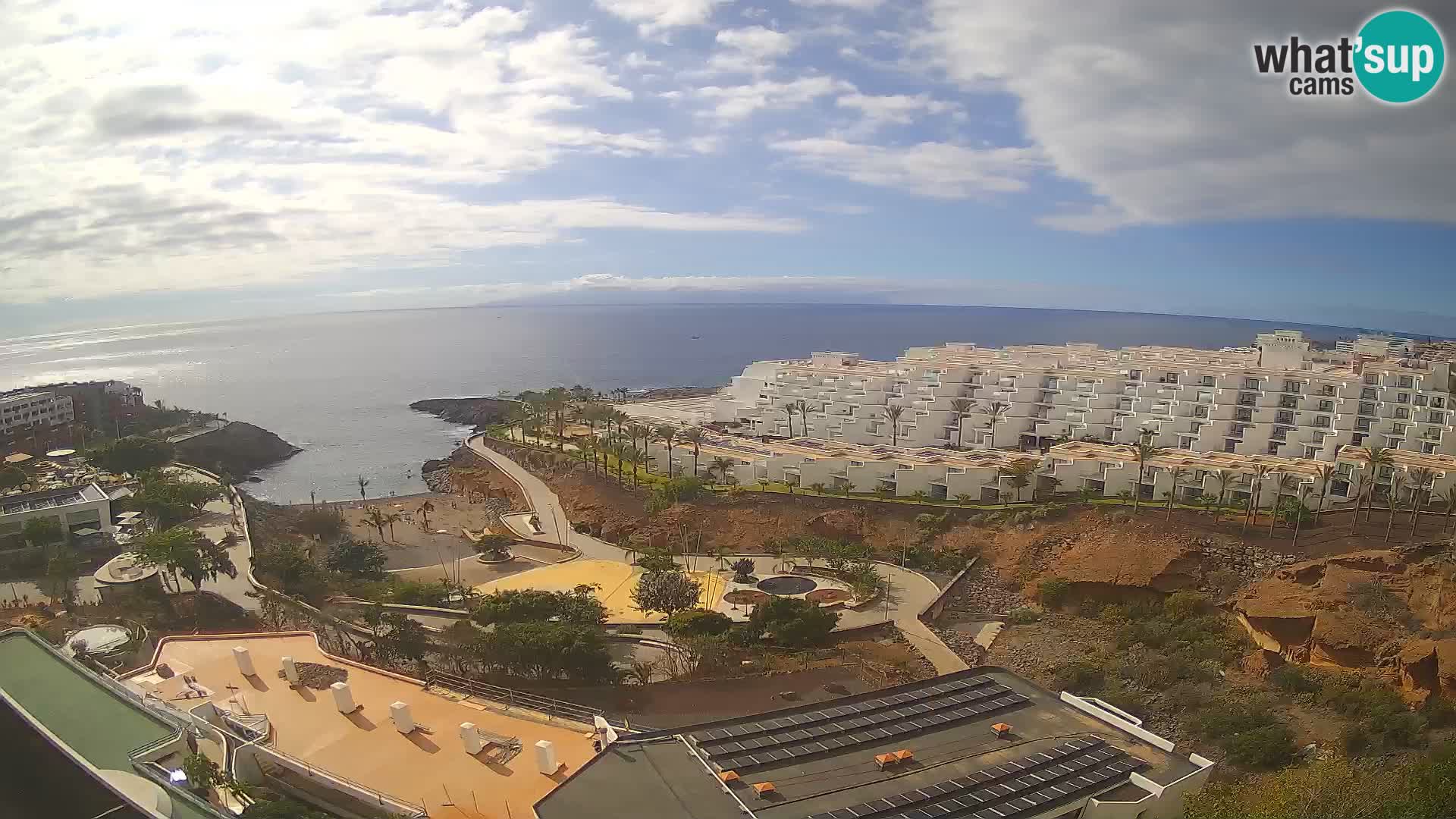 Webcam en vivo Playa de Las Galgas – Playa Paraíso – Isla de La Gomera – Costa Adeje – Tenerife
