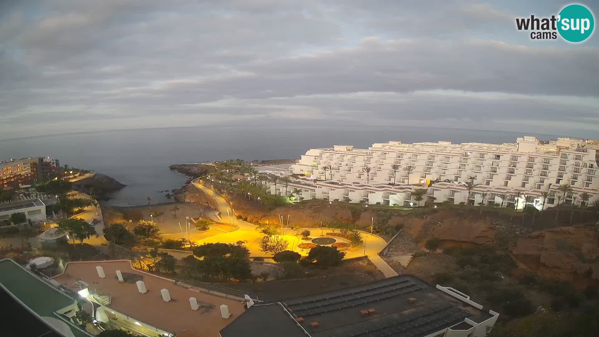 Spletna kamera v živo Las Galgas plaža – Playa Paraiso – otok La Gomera – Costa Adeje – Tenerife