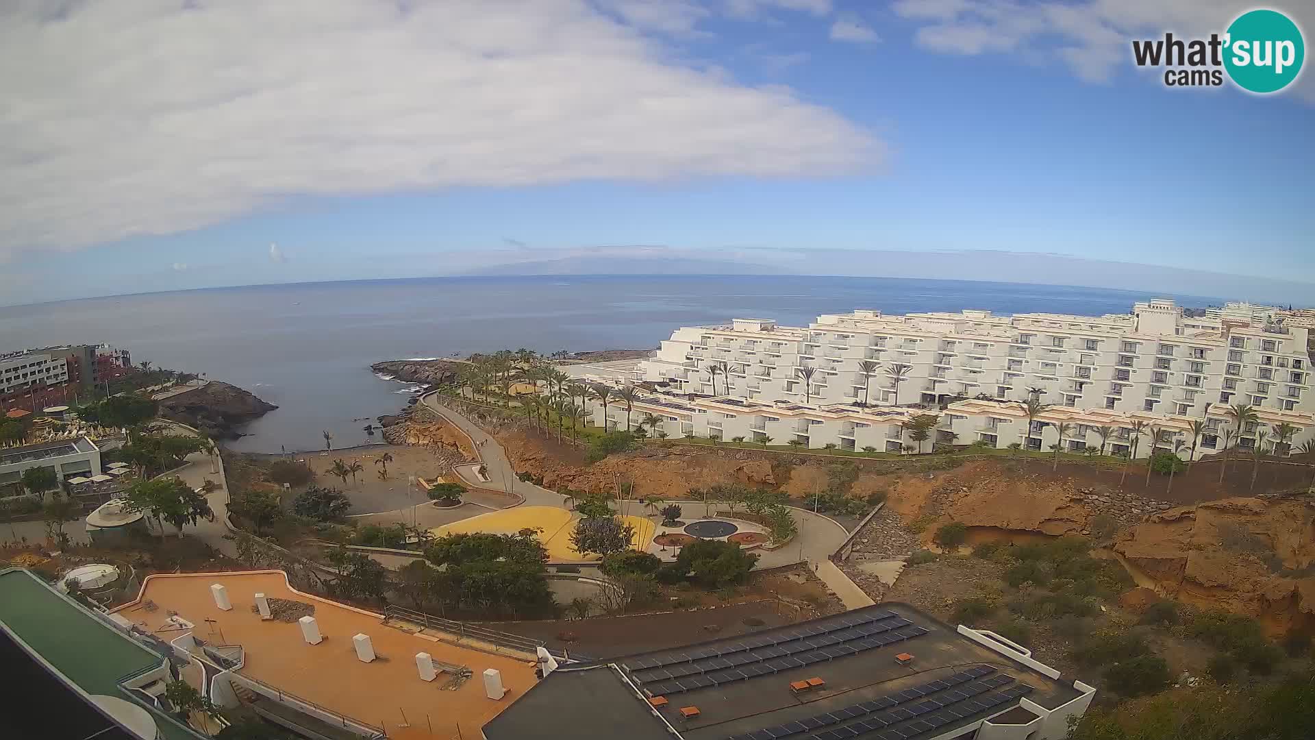 Web kamera uživo Playa de Las Galgas – Playa Paraiso – otok La Gomera – Costa Adeje – Tenerife