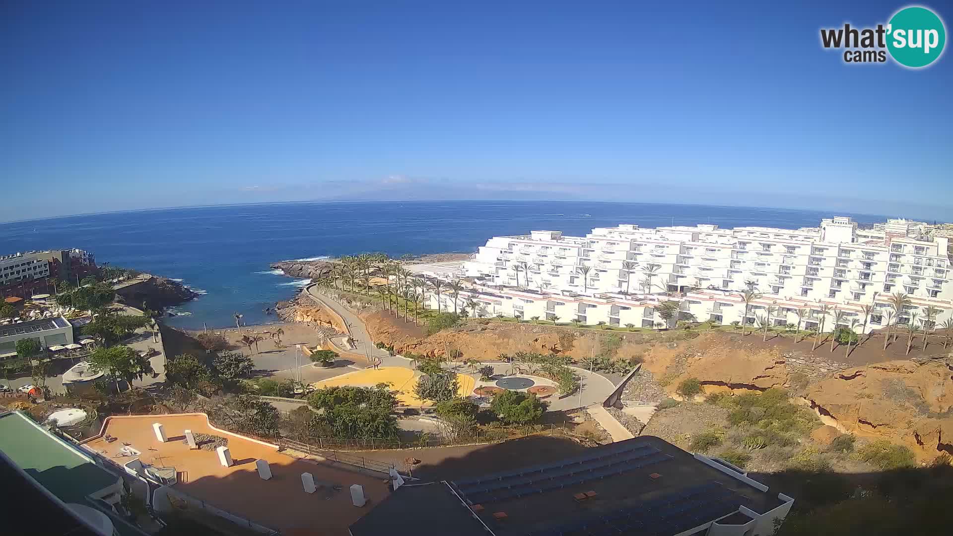 Webcam en direct Playa de Las Galgas – Playa Paraiso – île de La Gomera – Costa Adeje – Tenerife