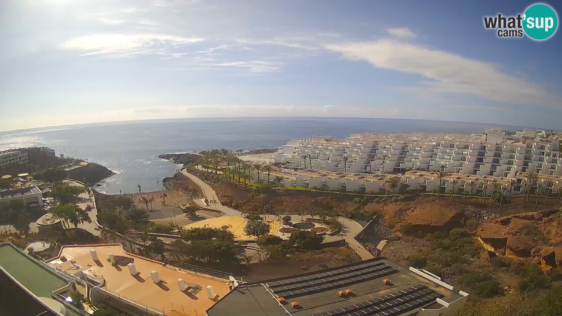 Webcam live spiaggia Las Galgas – Playa Paraiso – Isola La Gomera – Costa Adeje – Tenerife