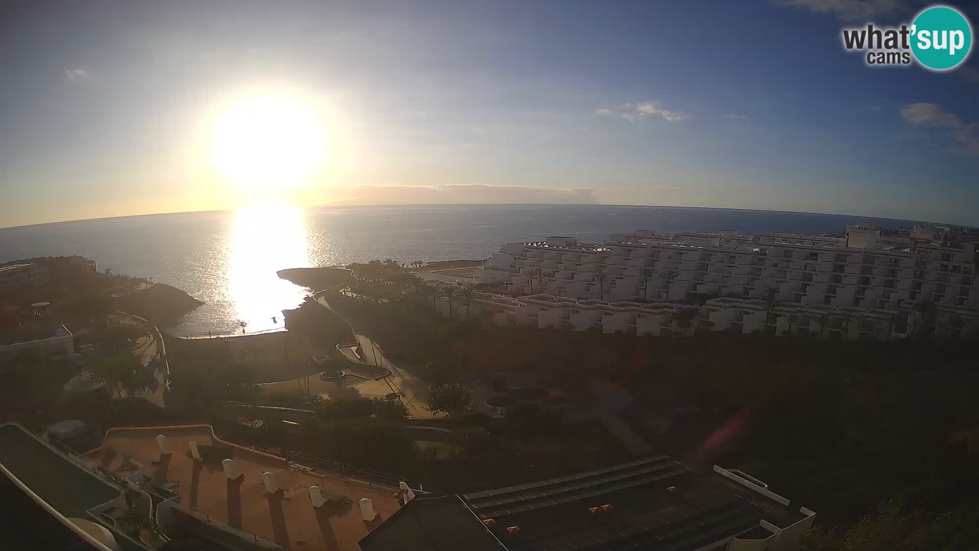 Live webcam Playa de Las Galgas – Playa Paraiso – La Gomera island – Adeje – Tenerife