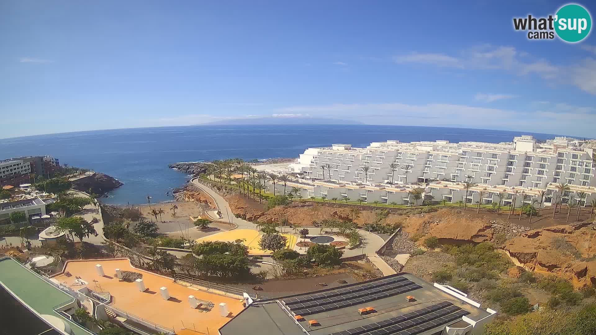 Webcam en vivo Playa de Las Galgas – Playa Paraíso – Isla de La Gomera – Costa Adeje – Tenerife