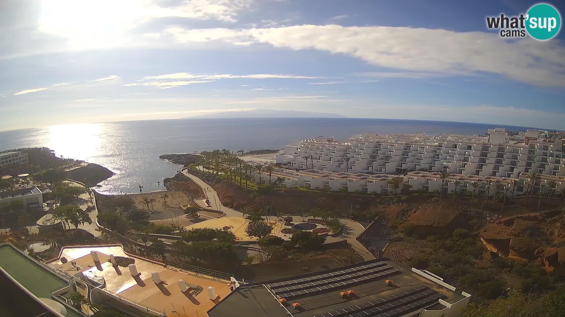 Webcam en vivo Playa de Las Galgas – Playa Paraíso – Isla de La Gomera – Costa Adeje – Tenerife