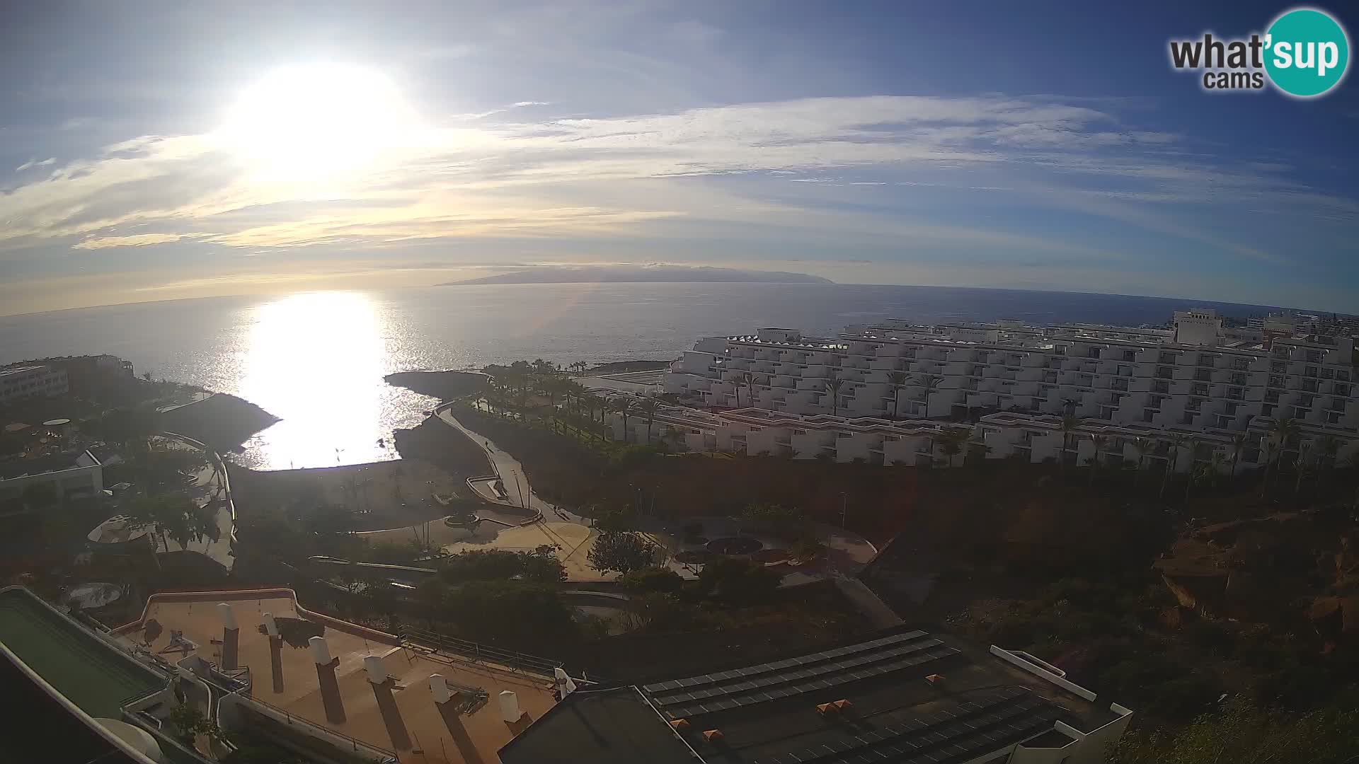 Spletna kamera v živo Las Galgas plaža – Playa Paraiso – otok La Gomera – Costa Adeje – Tenerife