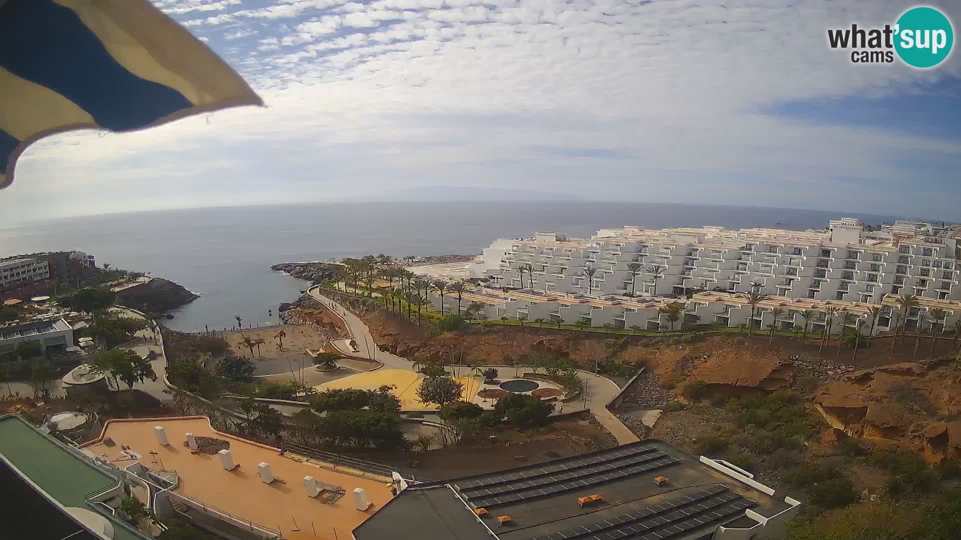 Spletna kamera v živo Las Galgas plaža – Playa Paraiso – otok La Gomera – Costa Adeje – Tenerife