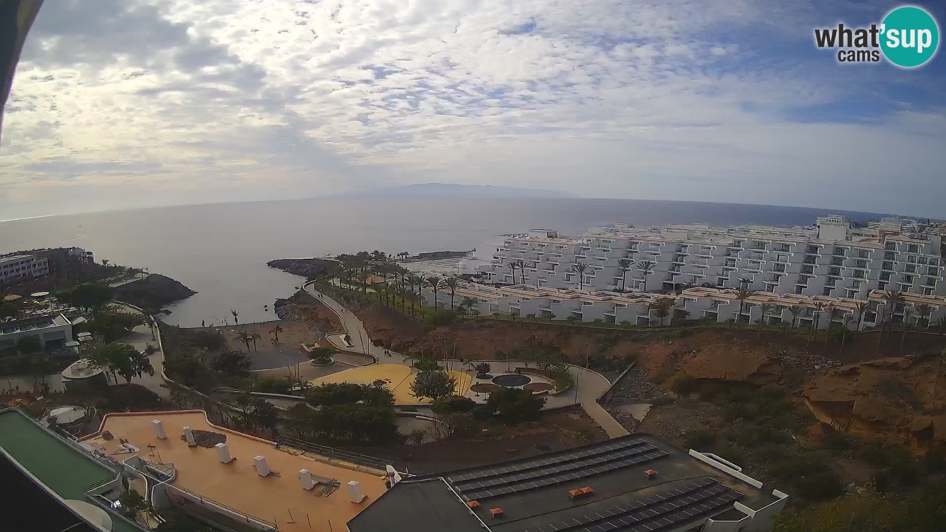 Spletna kamera v živo Las Galgas plaža – Playa Paraiso – otok La Gomera – Costa Adeje – Tenerife
