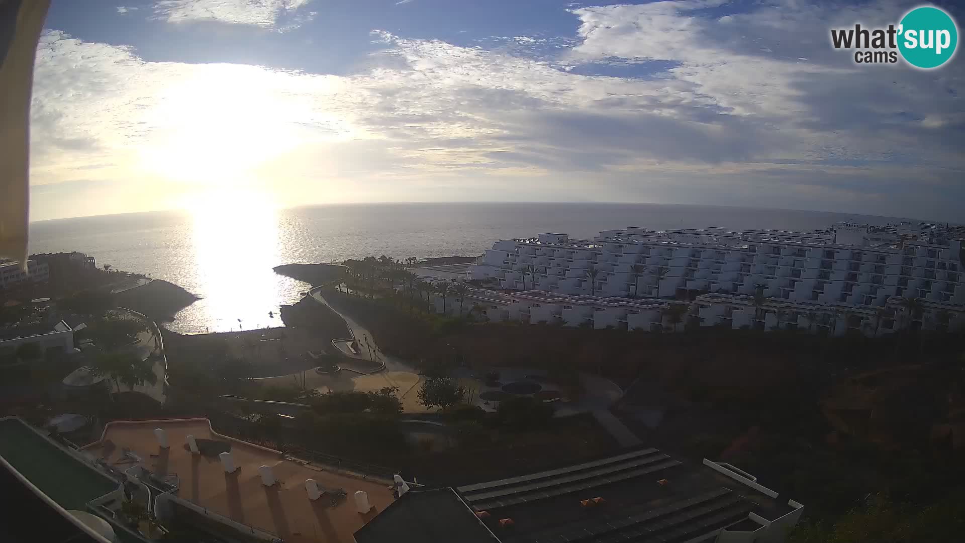 Live webcam Playa de Las Galgas – Playa Paraiso – La Gomera island – Adeje – Tenerife