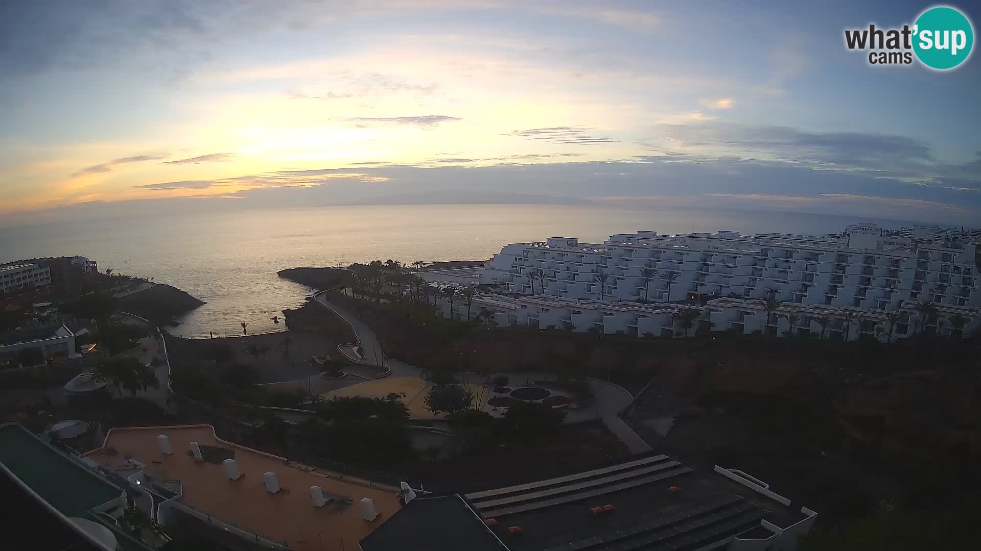 Spletna kamera v živo Las Galgas plaža – Playa Paraiso – otok La Gomera – Costa Adeje – Tenerife