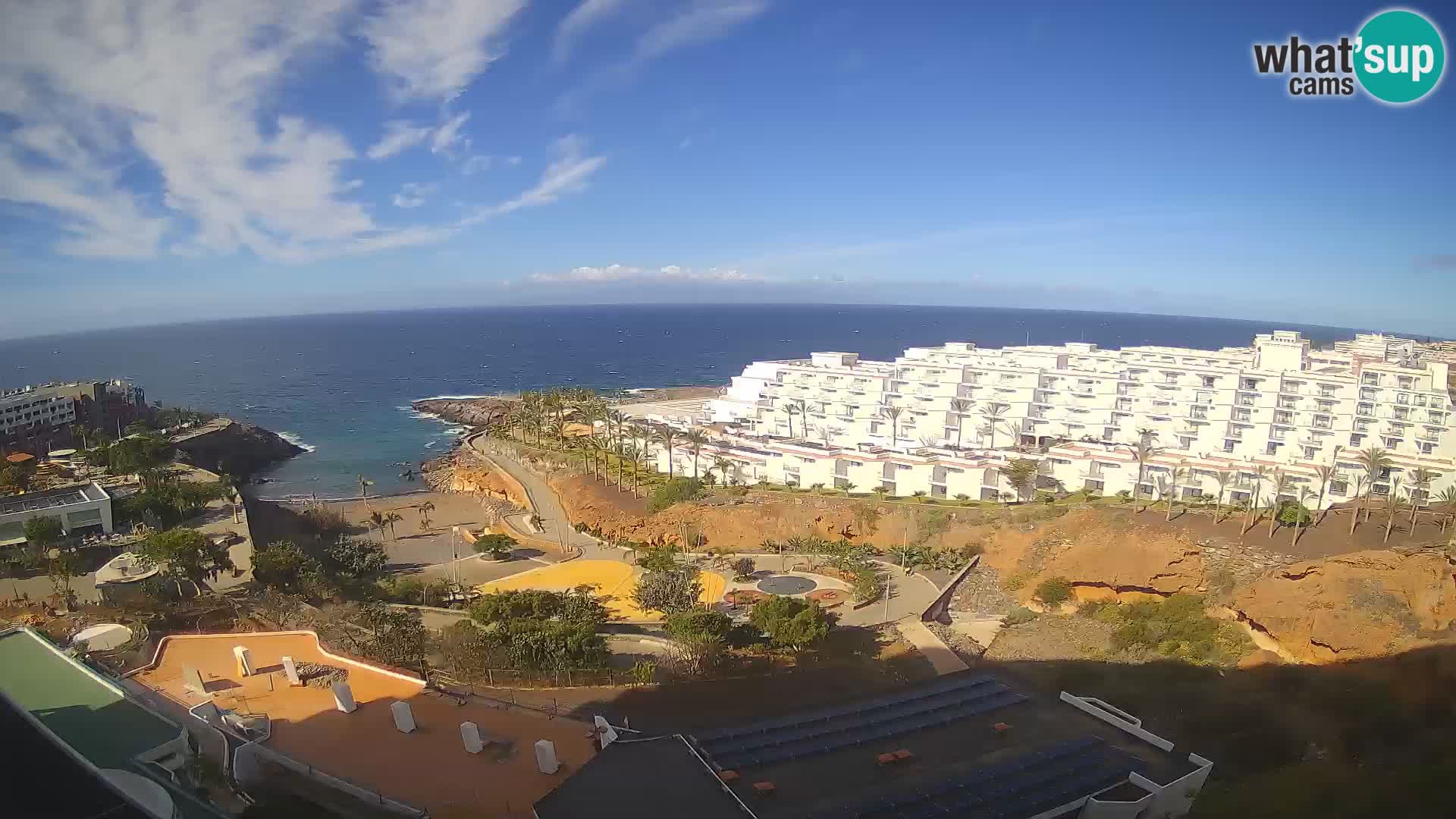 Live-Webcam Las Galgas Strand – Playa Paraiso – Insel La Gomera – Costa Adeje – Teneriffa