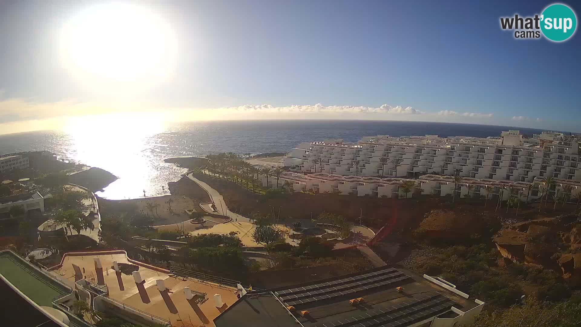 Spletna kamera v živo Las Galgas plaža – Playa Paraiso – otok La Gomera – Costa Adeje – Tenerife
