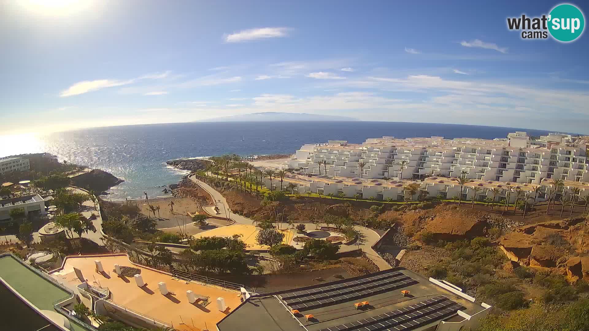 Webcam live spiaggia Las Galgas – Playa Paraiso – Isola La Gomera – Costa Adeje – Tenerife