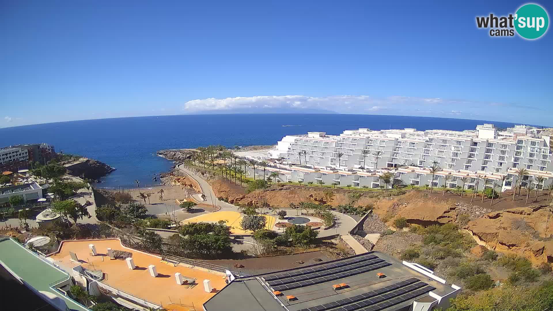 Webcam en vivo Playa de Las Galgas – Playa Paraíso – Isla de La Gomera – Costa Adeje – Tenerife