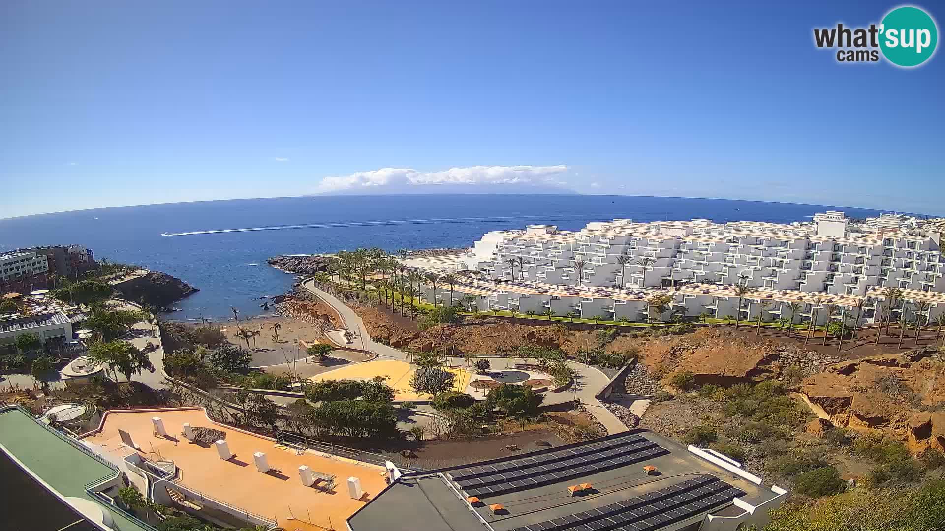 Web kamera uživo Playa de Las Galgas – Playa Paraiso – otok La Gomera – Costa Adeje – Tenerife