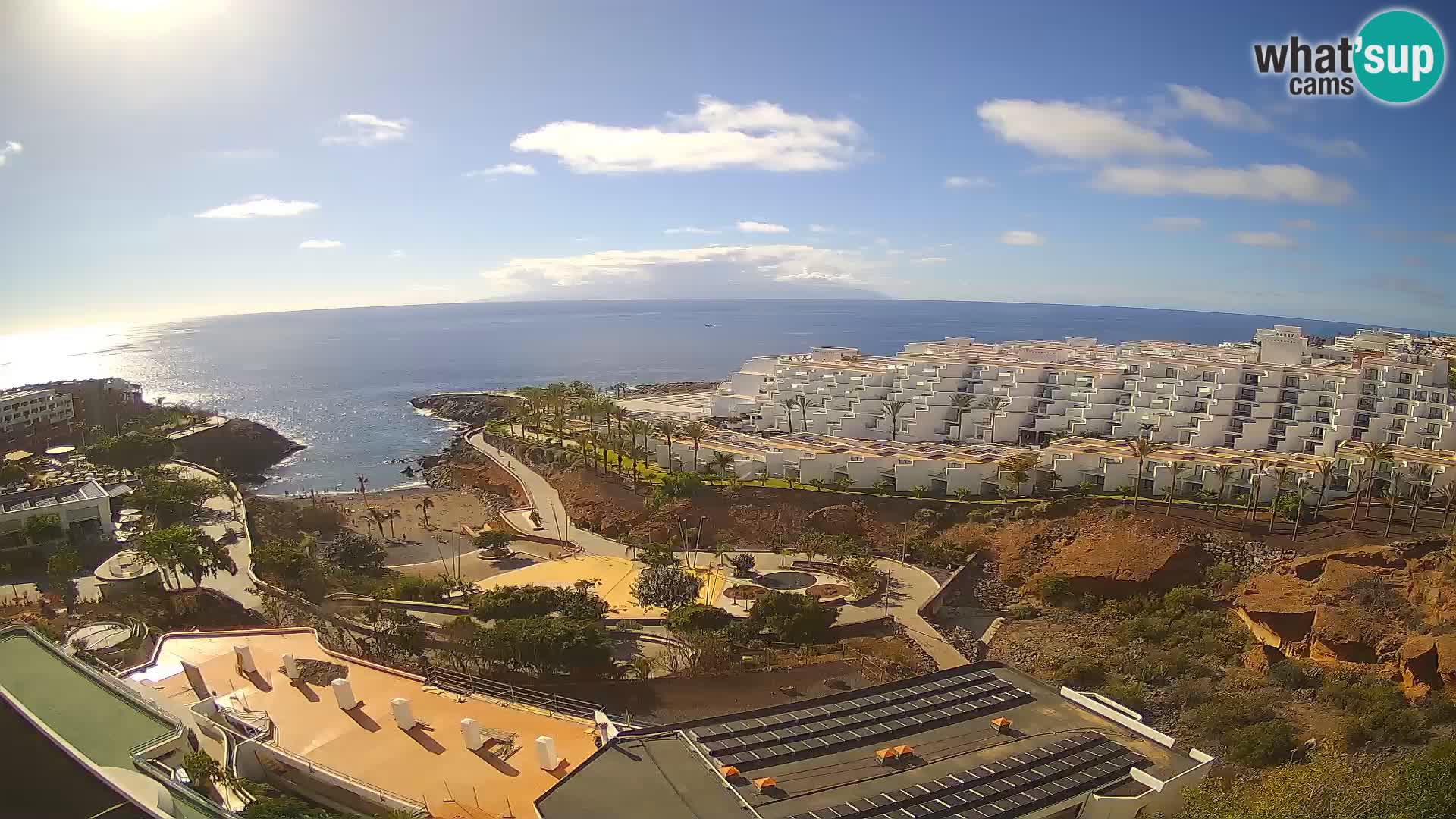 Web kamera uživo Playa de Las Galgas – Playa Paraiso – otok La Gomera – Costa Adeje – Tenerife