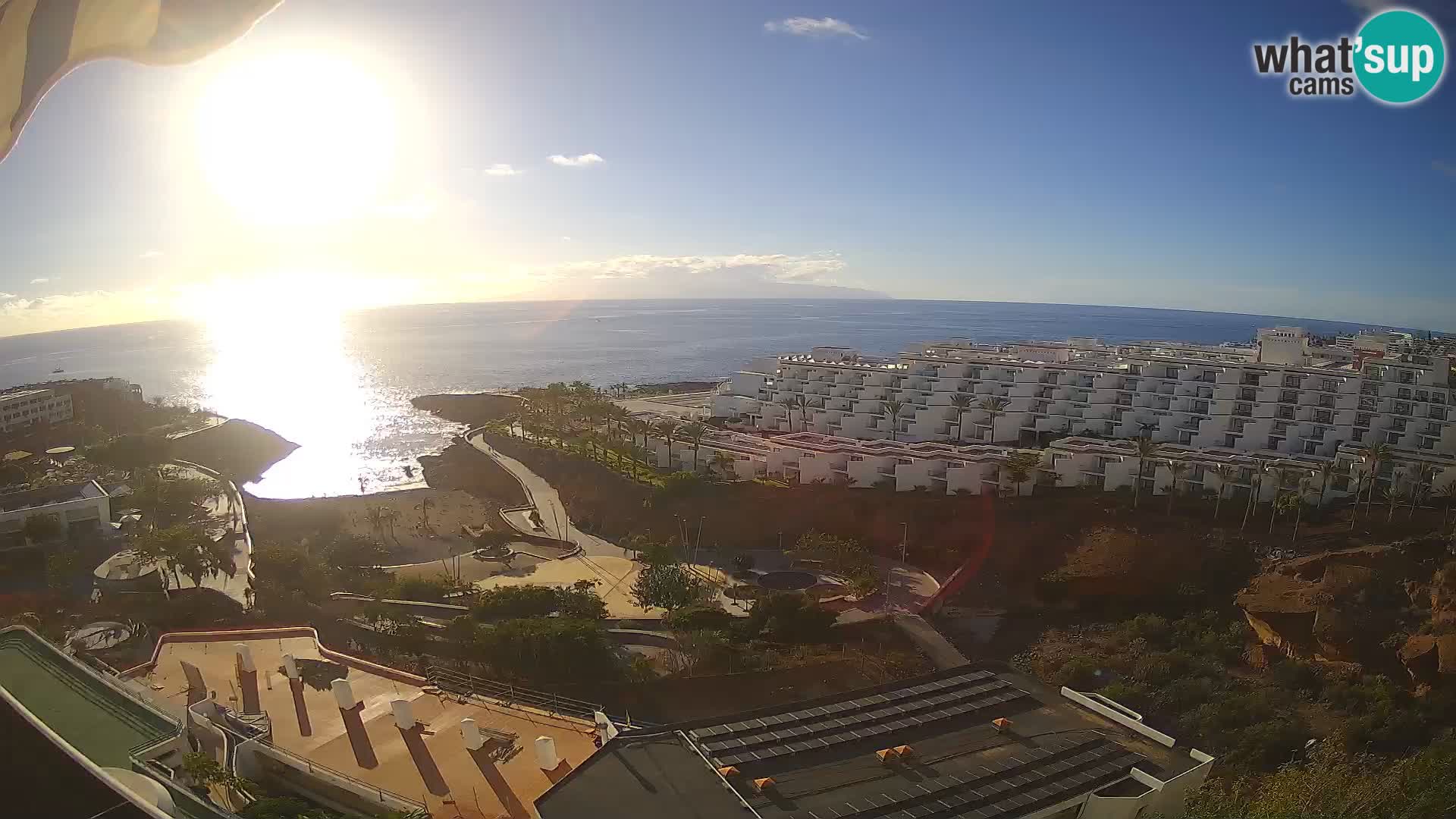 Live-Webcam Las Galgas Strand – Playa Paraiso – Insel La Gomera – Costa Adeje – Teneriffa