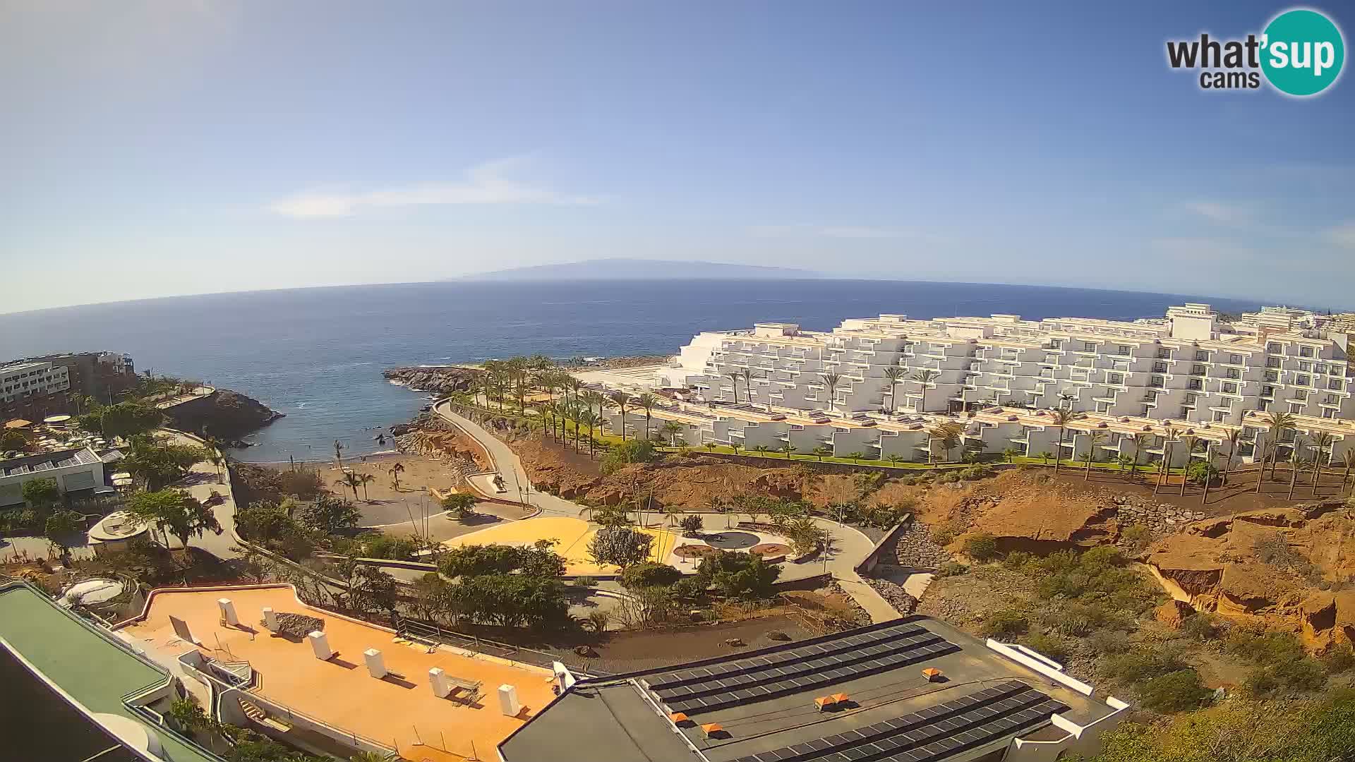 Webcam en vivo Playa de Las Galgas – Playa Paraíso – Isla de La Gomera – Costa Adeje – Tenerife