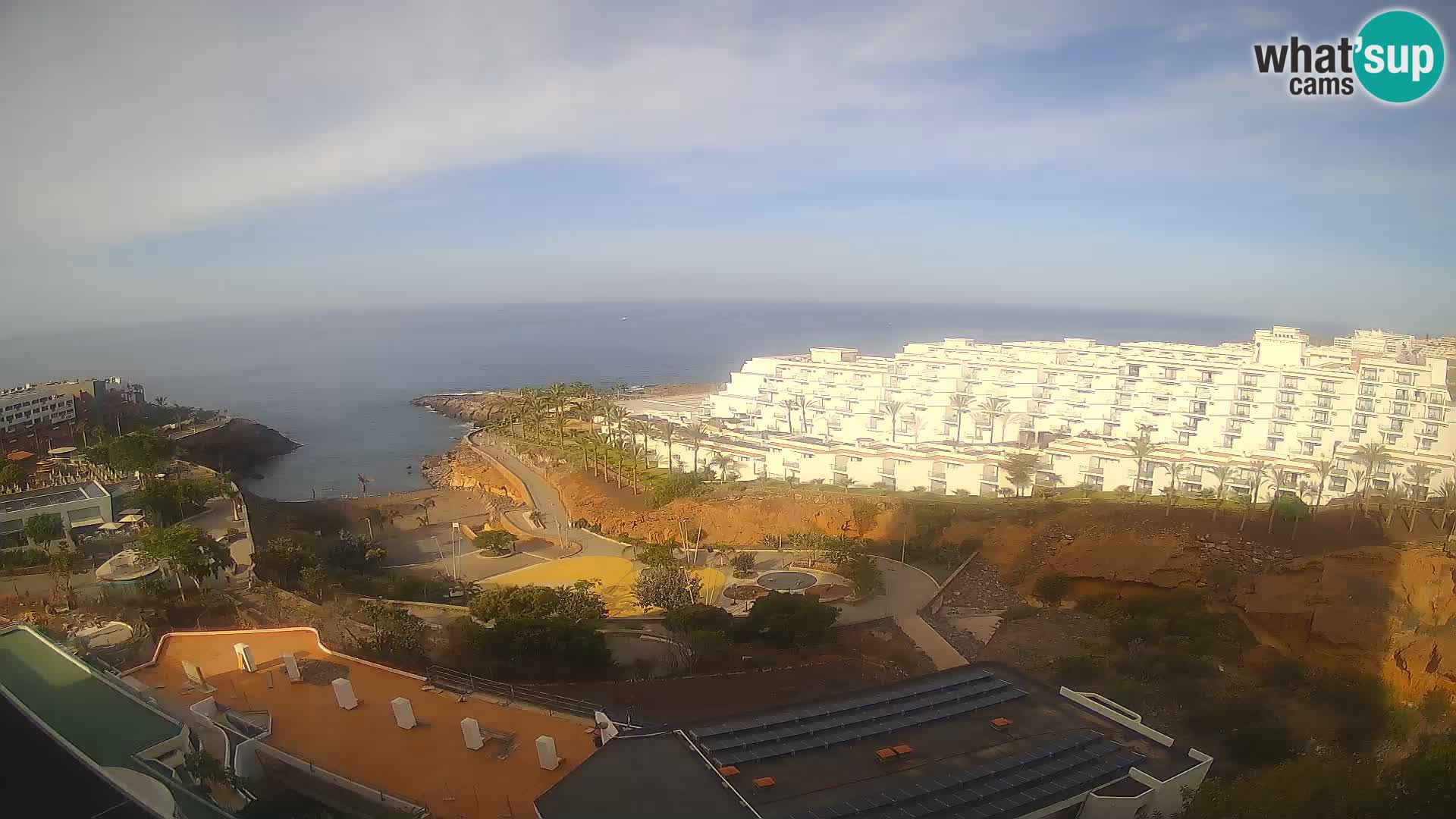 Spletna kamera v živo Las Galgas plaža – Playa Paraiso – otok La Gomera – Costa Adeje – Tenerife