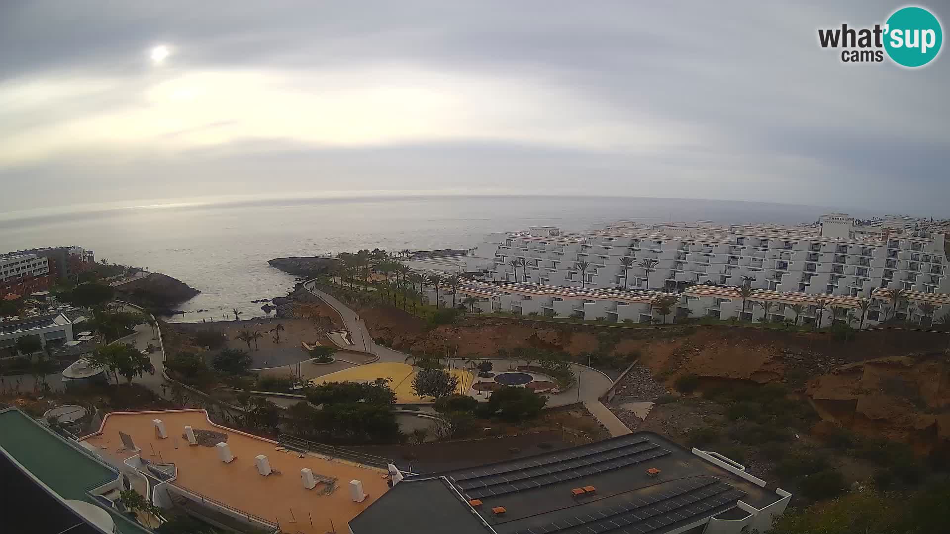 Spletna kamera v živo Las Galgas plaža – Playa Paraiso – otok La Gomera – Costa Adeje – Tenerife