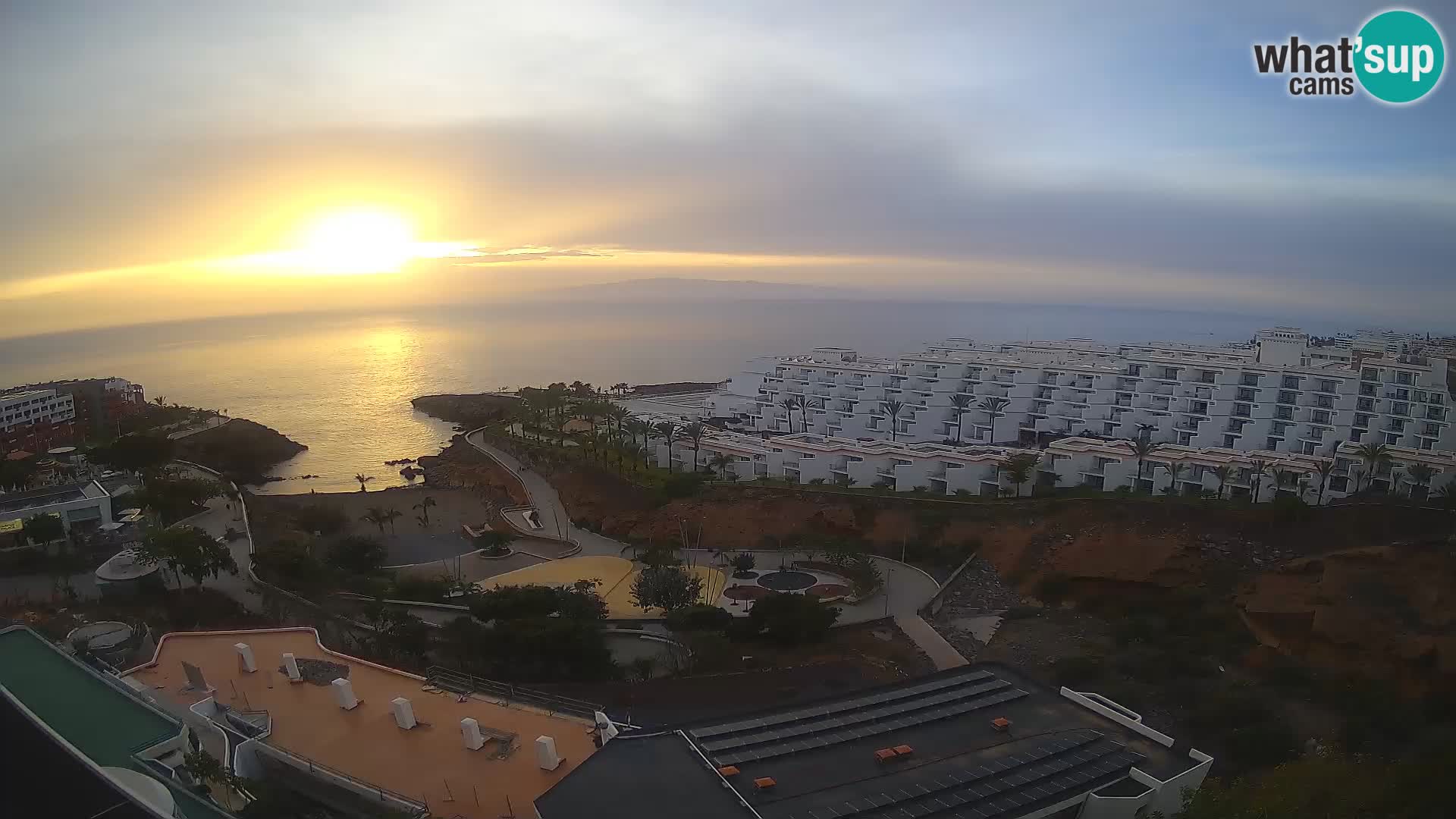 Spletna kamera v živo Las Galgas plaža – Playa Paraiso – otok La Gomera – Costa Adeje – Tenerife