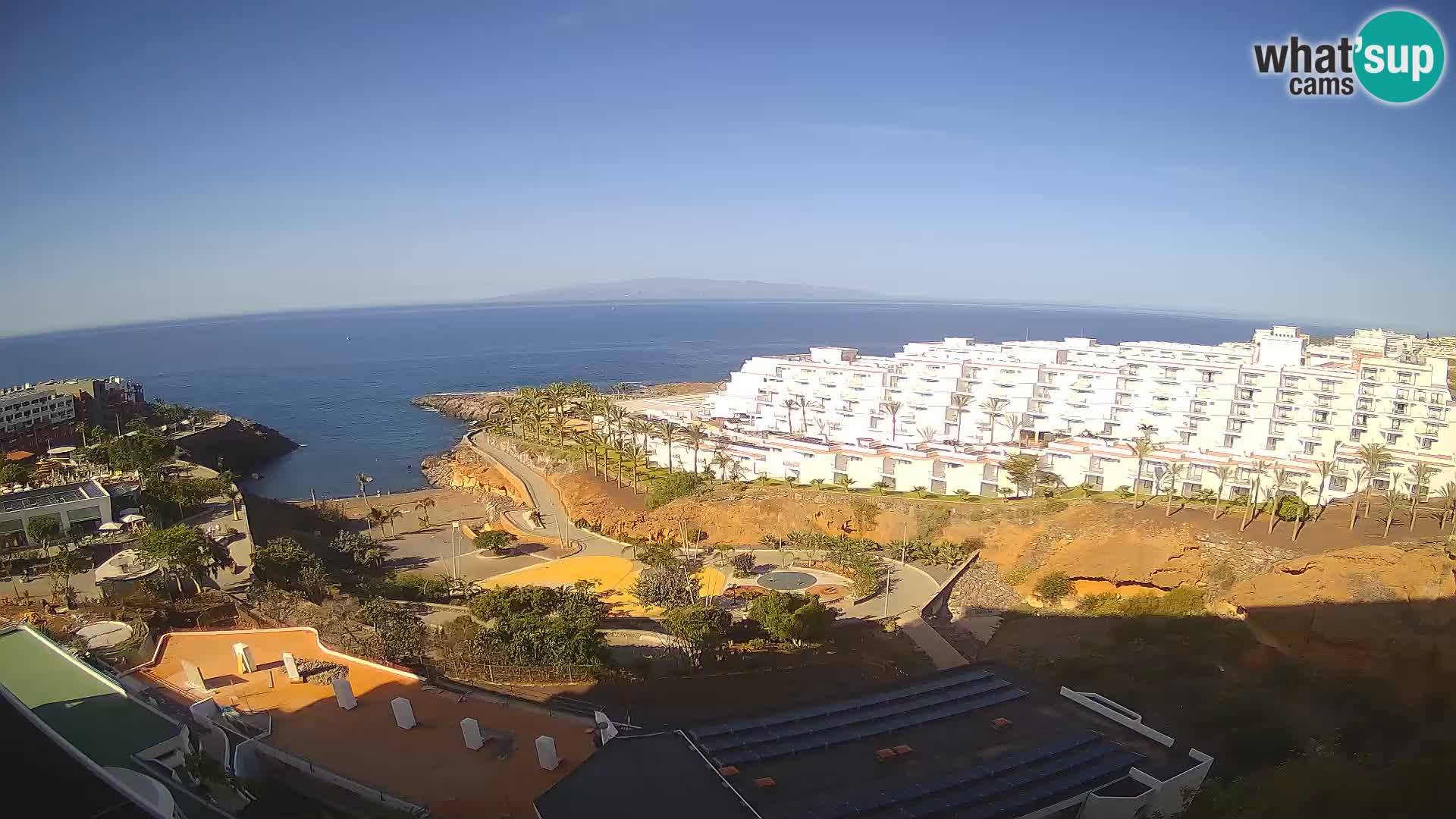 Web kamera uživo Playa de Las Galgas – Playa Paraiso – otok La Gomera – Costa Adeje – Tenerife