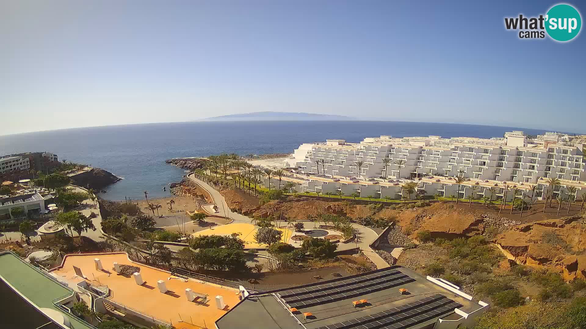Webcam live spiaggia Las Galgas – Playa Paraiso – Isola La Gomera – Costa Adeje – Tenerife