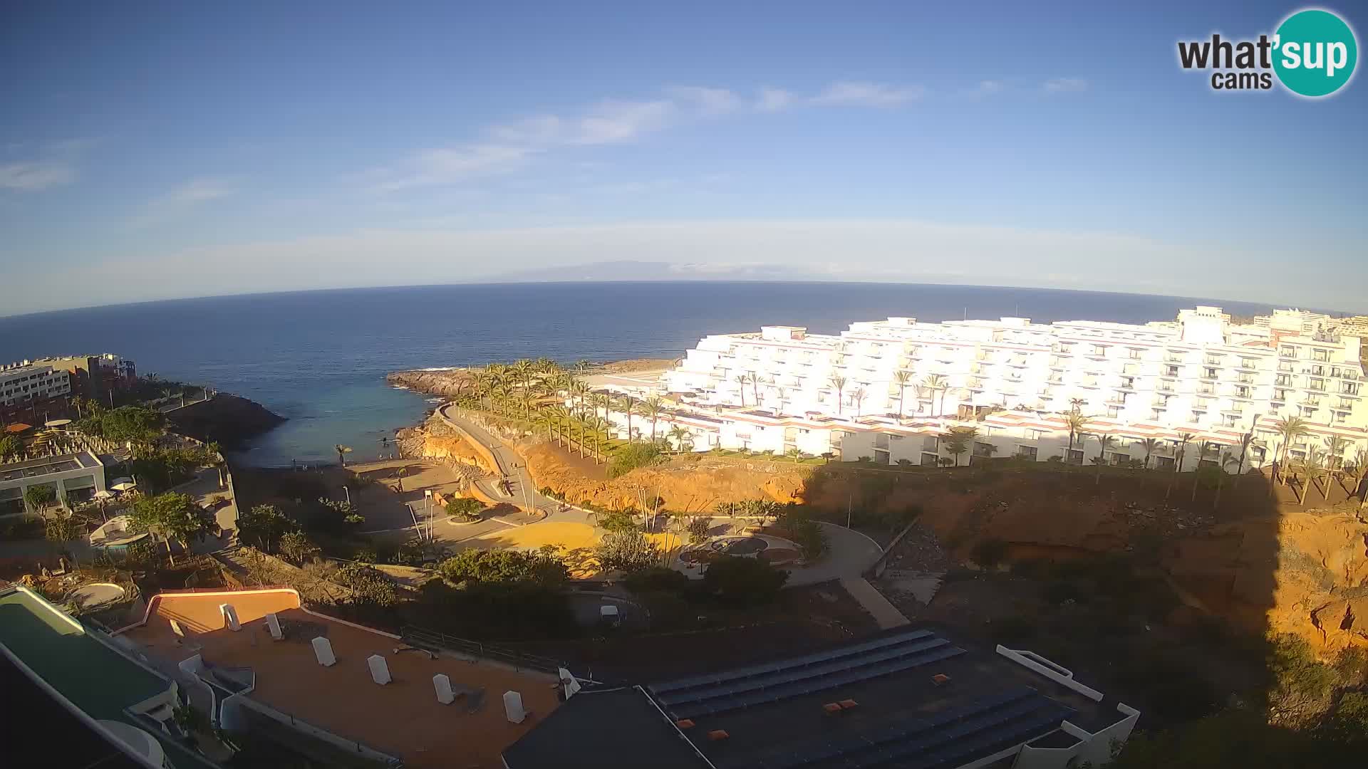 Webcam en vivo Playa de Las Galgas – Playa Paraíso – Isla de La Gomera – Costa Adeje – Tenerife