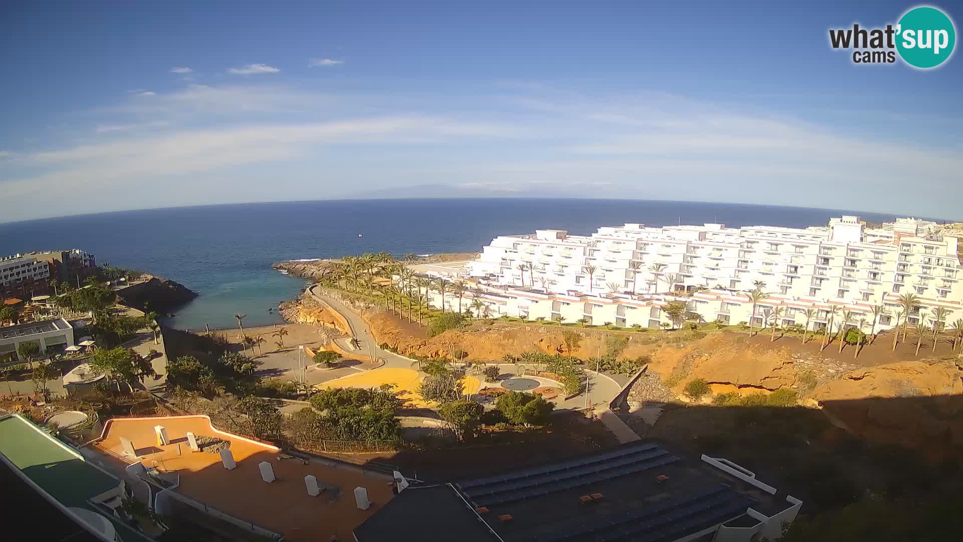 Webcam en vivo Playa de Las Galgas – Playa Paraíso – Isla de La Gomera – Costa Adeje – Tenerife