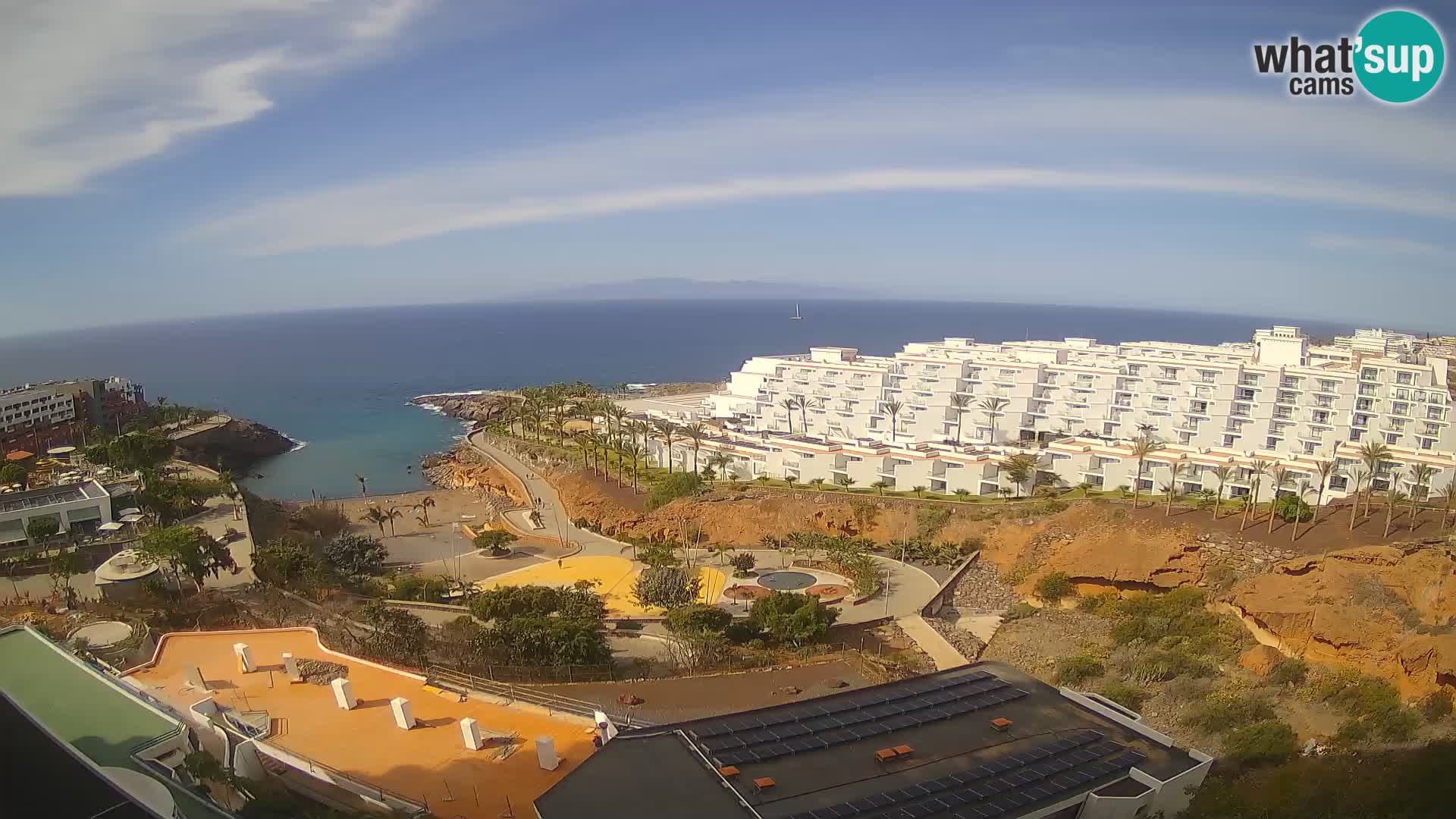 Live-Webcam Las Galgas Strand – Playa Paraiso – Insel La Gomera – Costa Adeje – Teneriffa
