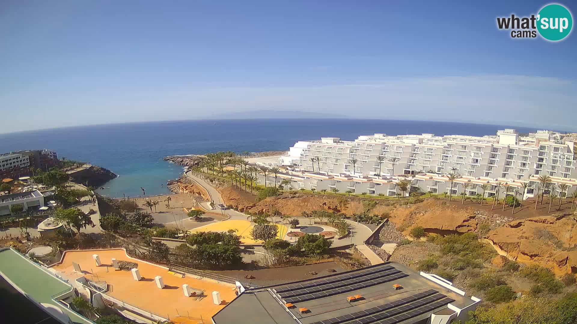 Webcam en vivo Playa de Las Galgas – Playa Paraíso – Isla de La Gomera – Costa Adeje – Tenerife