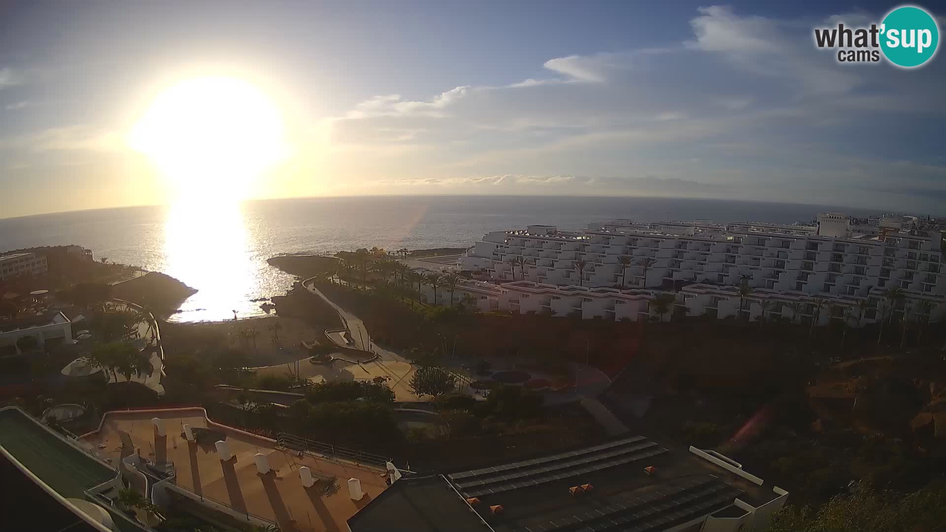 Live webcam Playa de Las Galgas – Playa Paraiso – La Gomera island – Adeje – Tenerife
