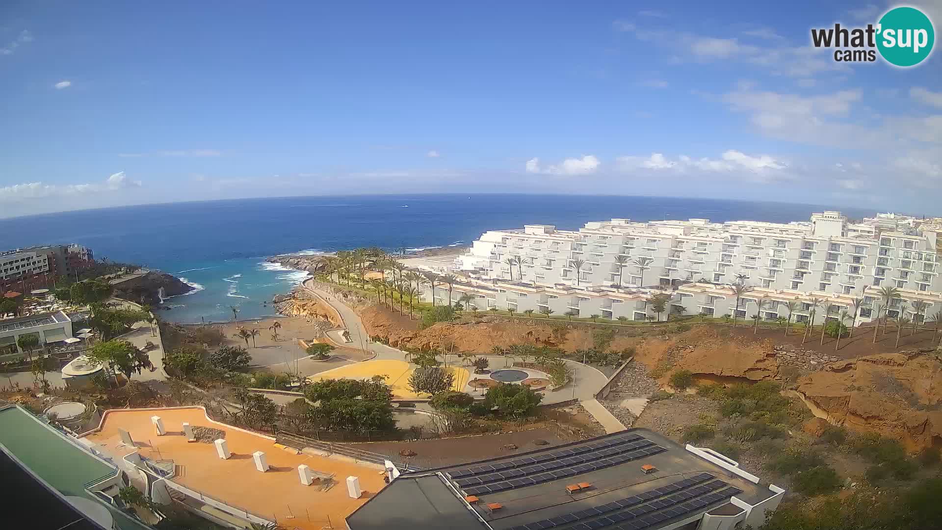 Webcam en vivo Playa de Las Galgas – Playa Paraíso – Isla de La Gomera – Costa Adeje – Tenerife